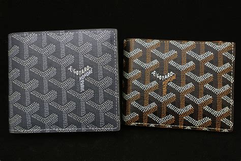 goyard wallet real vs fake|how to identify a goyard wallet.